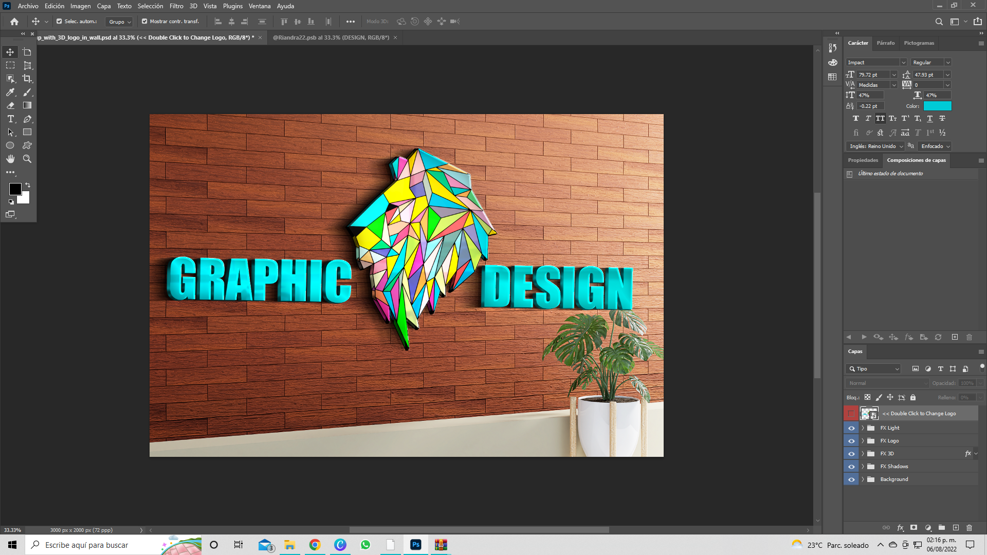 Diseño de Logo 3D