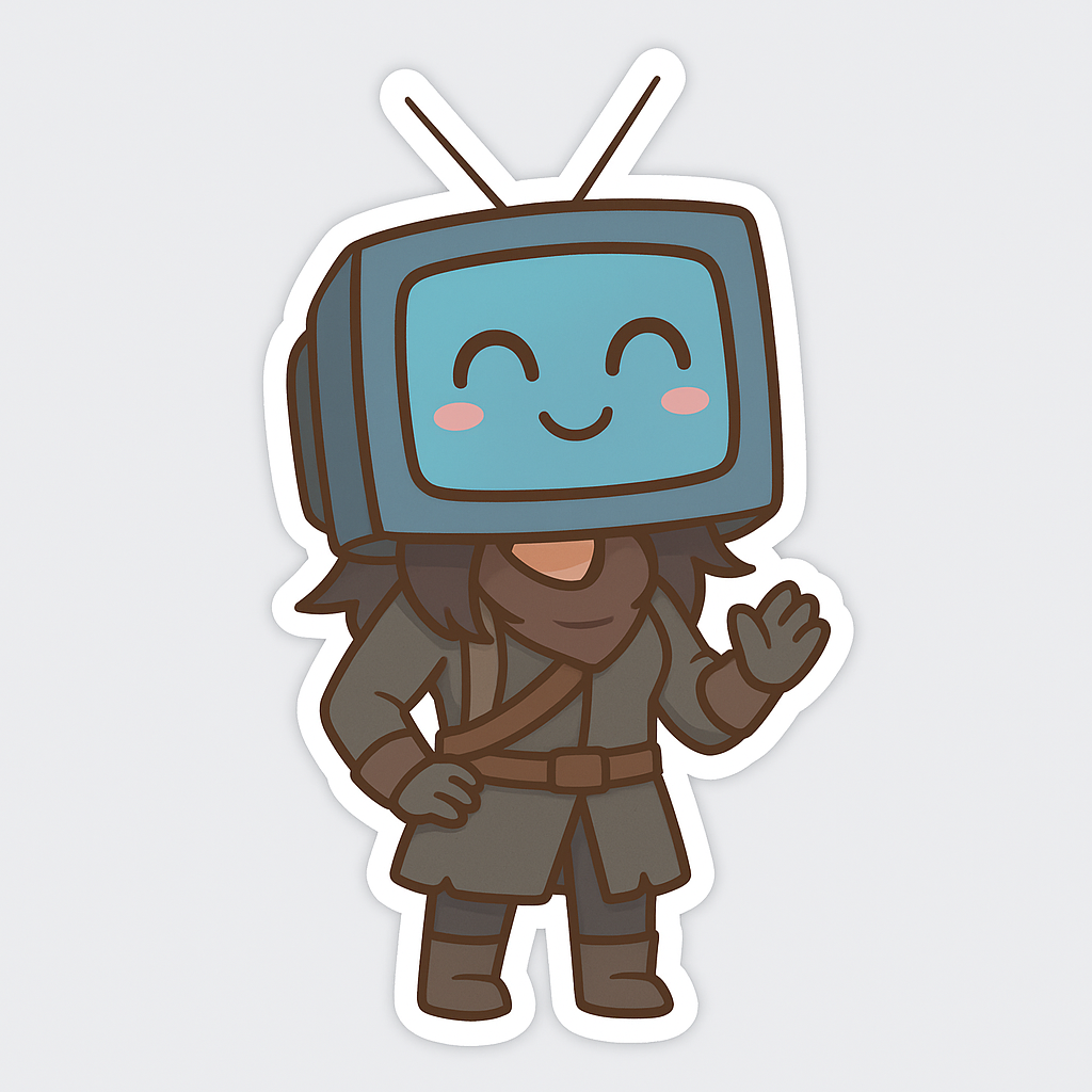 Sticker de Discord - TV Head