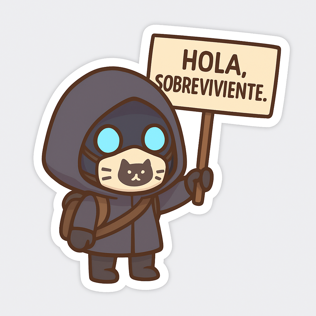 Sticker de Discord - Hola Sobreviviente